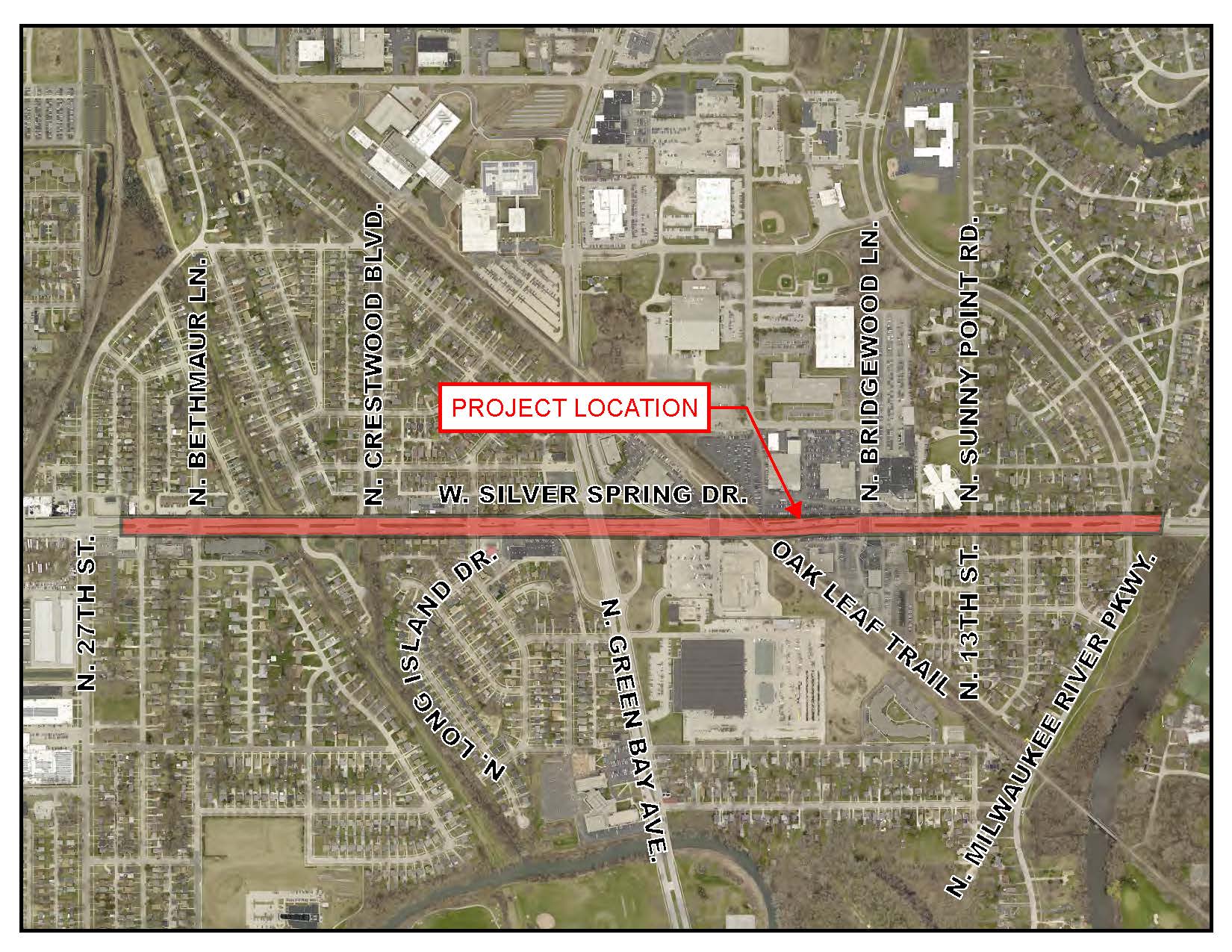 2024 Silver Spring Project Map